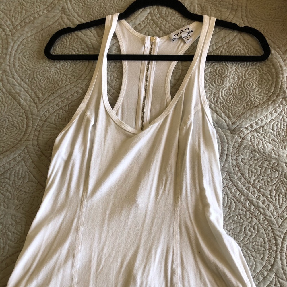 Zipper Back Razorback Tank